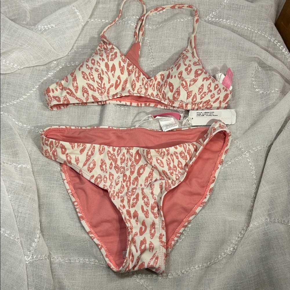 NWT Beach Babe never worn bikini set